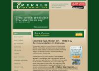 Emerald Spa Motor Inn's website