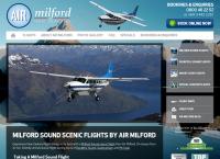 Air Milford - Milford Sound Flights's website