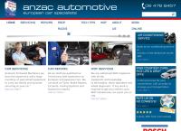 Anzac Automotive's website