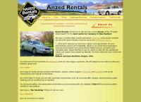 Anzed Rentals Ltd's website