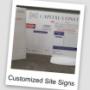 Customized Site Signs
