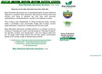 Blue Mountain Nurseries Ltd's website