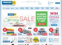 Briscoes NZ Ltd's website