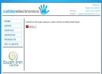 Calder Electronics Ltd's website