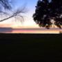 Beautiful sunsets over the lake