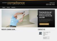 Compliance Fire Protection Ltd's website