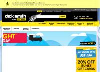 Dick Smith Electronics Ltd's website