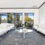 Spacious lobby with sitting area