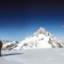 Land on a glacier