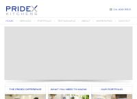 Pridex Kitchens Wellington's website