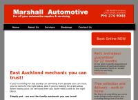 Marshall Automotive Ltd's website