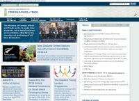 Ministry of Foreign Affairs and Trade's website
