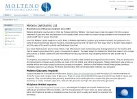 Molteno Ophthalmic Ltd's website