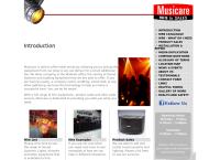 Musicare's website
