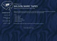 Wilson Name Tapes