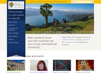 University of Otago's website