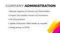 Add On Services - Company Administration
