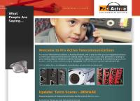 Pro Active Telecommunications Ltd's website