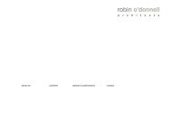 Robin o Donnell Architects's website