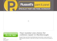 Russells Paint & Panel Ltd's website