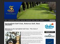 Springfield Golf Club Inc's website