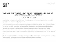 C E & R Electrical's website