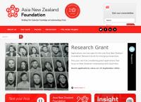 Asia New Zealand Foundation's website