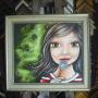 Framing art print on canvas
