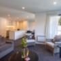 Spacious open-plan living and dining areas
