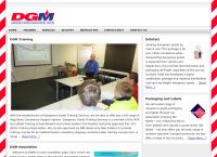Dangerous Goods Management Ltd's website