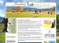 Arrowtown Golf Club's website