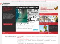 Canterbury Museum's website