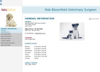 Rob Bloomfield Veterinary Surgeon's website