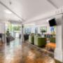 Spacious lobby