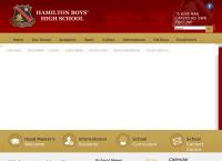 Hamilton Boys' High School's website