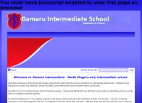 Oamaru Intermediate's website