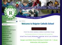 Reignier Catholic School's website