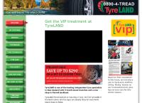 Tyreland - Southern Tyres's website