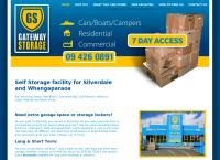 Gateway Storage's website