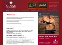 Gina S Italian Kitchen's website