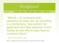 Foolproof