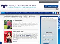 Invercargill City Libraries's website