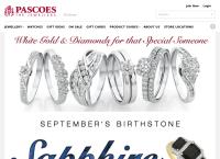 Pascoes The Jewellers's website