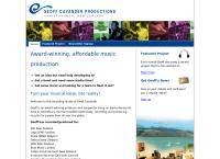 Geoff Cavander Productions 24 Track Recording Studio