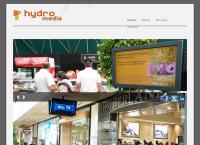 Hydro Media Digital Signage's website