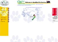 Qualified Pet Services Ltd's website