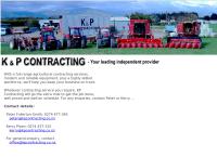 K P Contracting Ltd's website