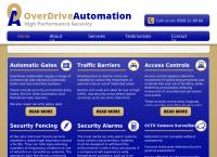 Overdrive Gate Automation's website