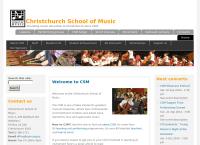 Christchurch School of Music Inc's website