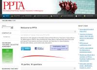 Ppta's website